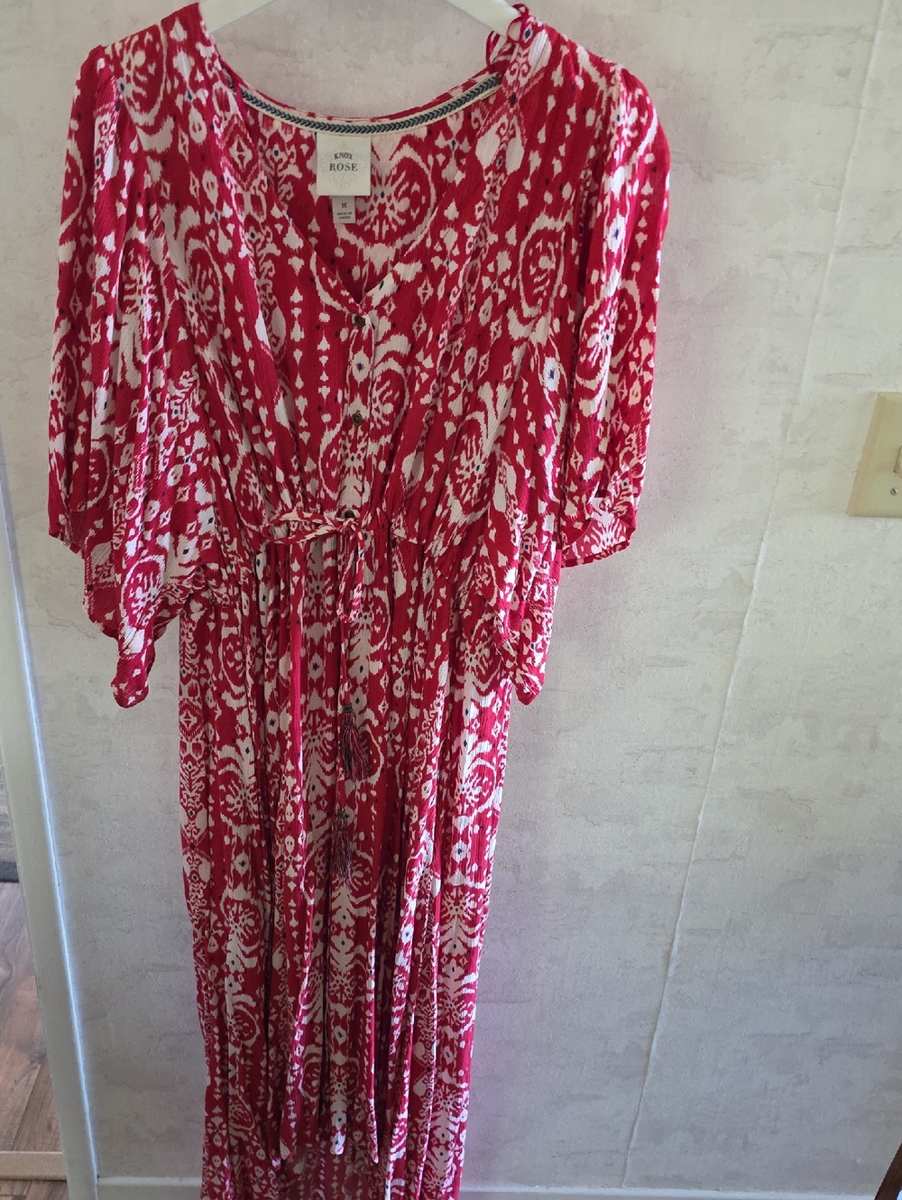 Knox Rose Pink and White Printed Dress
